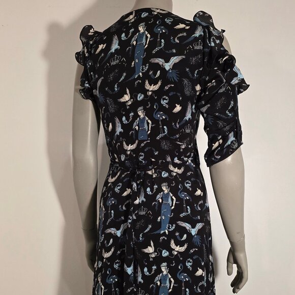 Anami Ruffle Wrapping Dress - Picture 3 of 4